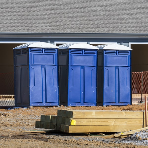 are there any restrictions on where i can place the porta potties during my rental period in Walthill NE